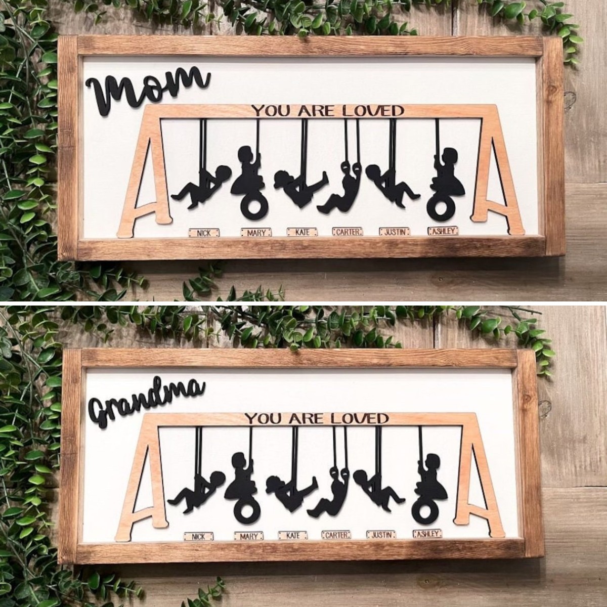 Personalized Swing Set Sign For Mother’s Day Gift