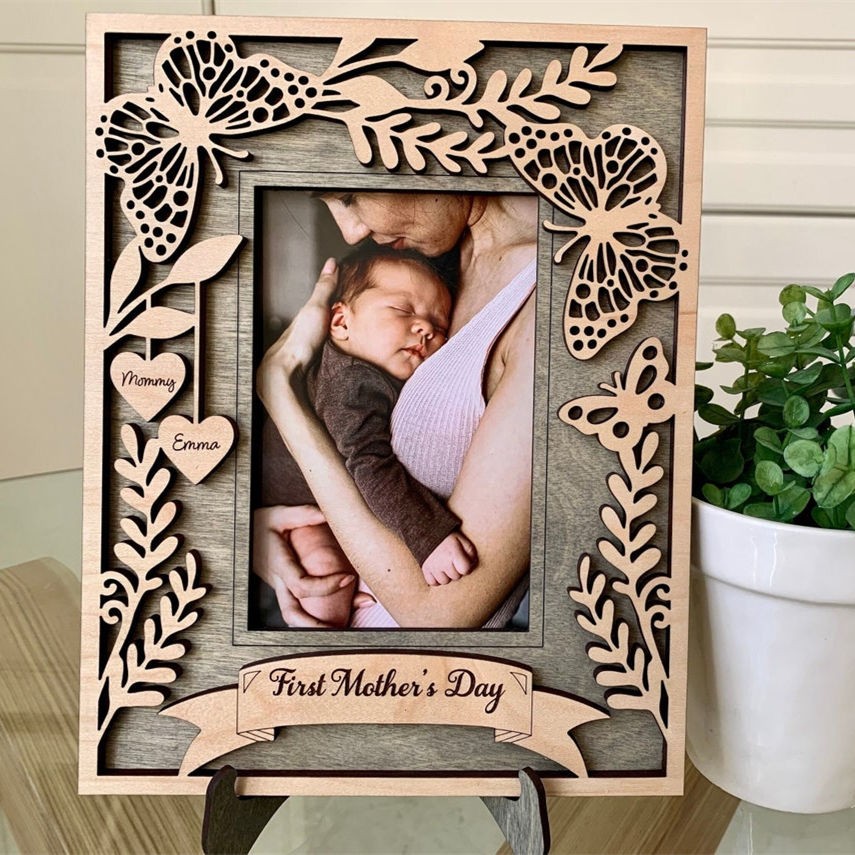 Personalized Family Tree Picture Frame For Mother's Day Gift