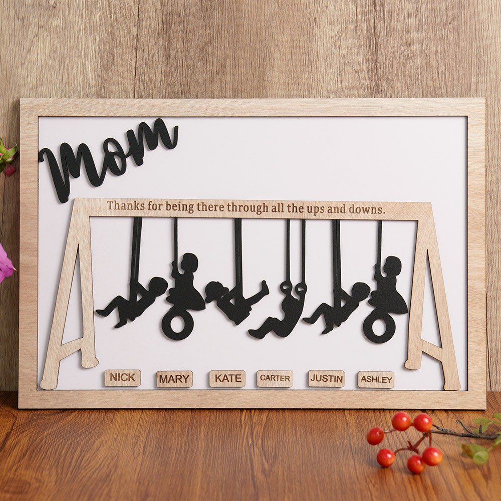 Personalized Swing Set Sign For Mother’s Day Gift